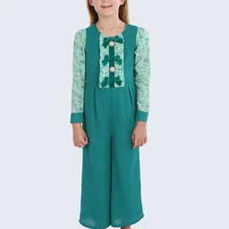 One Friday Girls Printed Long Sleeves Basic Jumpsuit-image-51