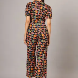 BRINNS Conversational Printed Puff Sleeves Basic Jumpsuit image 2