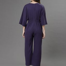 KASSUALLY V-Neck Basic Jumpsuit image 5