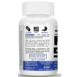 NutriJa Niacin 500mg (Vitamin B-3),  Unflavoured  60 capsules  image 1