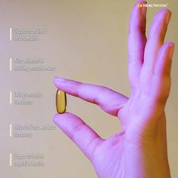 Healthfarm Omega 3 Fish Oil,  30 capsules  image 4