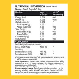 Healthfarm Omega 3 Fish Oil,  30 capsules  image 2