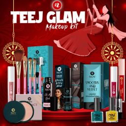 Teej Makeup Kit Combo Haryali Gift Set For Her, Ideal For Light To Dark Skin-image-52