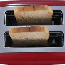 wonderchef Pop Up 2 Slice Toaster Crimson Edge, 850W, 5 Browning Controls, Removable Crumb Tray, 2 Years Warranty, Red 850 W Pop Up Toaster image 3