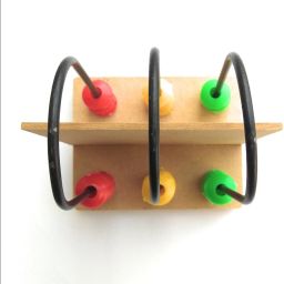 Wooden Kids Abacus with Plastic Beads-16