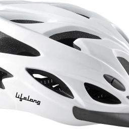 LLFAH04 Adjustable Mountain Bike Cycle Helmet with Padding & Detachable Visor Cycling Helmet-image-15