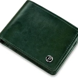 Men Green Artificial Leather Wallet - Mini-image-23
