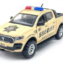 New Launch PullBack Actions Sheriff State Country Police Car Toys-image-8