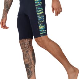 Color Block Men Multicolor Tights-image-100