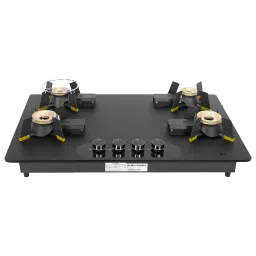 FABER Magiclift HT804 BR CI AI Toughened Glass Top 4 Burner Automatic Hob (Flame Failure Device, Black)-image-36