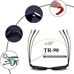 dcmr Polarized Wayfarer Sunglasses (Free Size) image 5