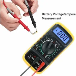balrama Backlight Digital LCD Multimeter Voltmeter Ammeter AC DC OHM Volt Tester Test Cu Digital Multimeter image 2