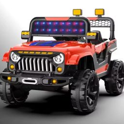 528 RED RUBICON (1-6Yrs) Battery ride on kids car Jeep Battery Operated Ride On-image-101