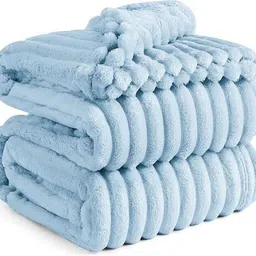 la verne Self Design Double Mink Blanket for Mild Winter-picture-8
