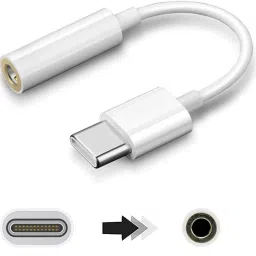 Twixxle White VXXI-ASD-100-Type-C to 3.5 MM to 3.5 MM Audio Jack Adapter Converte Phone Converter-image-6