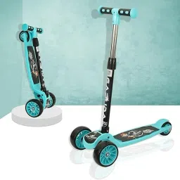 Kids 3-Wheel Scooter with 4-Level Adjustable Handle & Wide Deck-Upto 45kg Limit-image-70