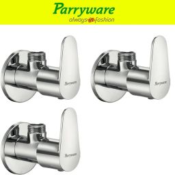 Uno Angle Valve – Brass Quarter Turn Stop Valve set of 3 pic 169 Angle Valve – Brass Quarter Turn Stop Valve for Bathroom & Kitchen Angle Valve Faucet-15