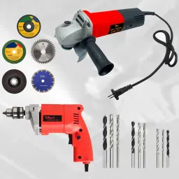 HGCM968M3 4"inch Angle Grinder with 10mm Power Drill Machine and 5Pcs Wheels Angle Grinder-25