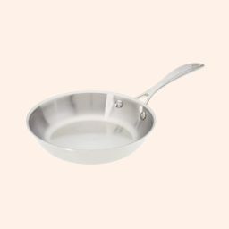 Stainless Steel Frying Pan with Riveted Handle – Durable and Easy to clean- Fry Pan 23 cm diameter 1.5 L capacity-image-32