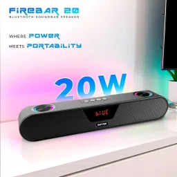 iNFiRe FireBar 20 upto 8 Hours PlayTime, Surrounding Sound, TWS With RGB Lights 20 W Bluetooth Soundbar image 2