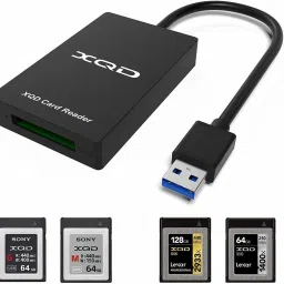 Stela USB 3.0 XQD Memory Card Reader Adapter Card Reader (Black) Card Reader-image-4