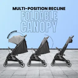 tinyberg Feather Lite Baby Stroller | Lightweight & Foldable | Up to 5 Year | Strolle Stroller image 5