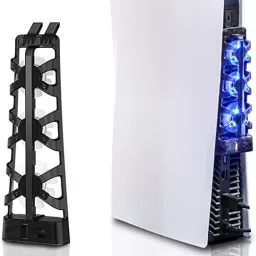 Etzin PS5 Efficient Cooling System Cooling Fan with LED Light(EPL-312GA) 3 Fan Cooling Pad-image-67
