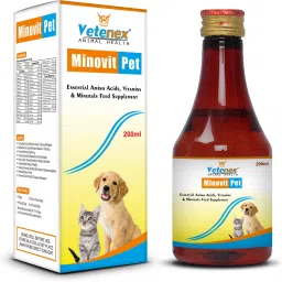 Minovit Pet - Multivitamins, Amino Acids & Minerals Syrup for Dogs & Cats Pet Health Supplements-7