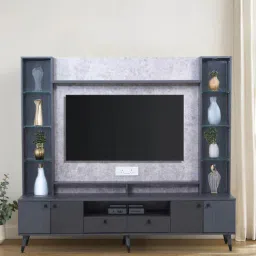 crystal furnitech Evanna TV Unit In Multicolor Glossy Finish-picture-18