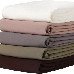 Solid Chiffon Women Brown, White, Grey, Light Green Scarf, Fancy Scarf, Stole-picture-5