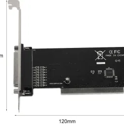 ULTRABYTES PCI LPT Parallel 25 Pin Card for Printer Network Interface Card image 3