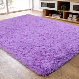 samjeeda handloom carpets Purple Wool Carpet-picture-0