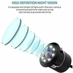 hymn Camera For Car Rear View Reverse Parking Camera with HD Night Vision (8 LED) Reverse Assist Camera System image 5