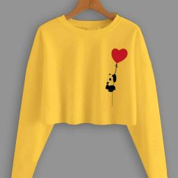 Casual Regular Sleeves Printed Women Yellow Top-image-78