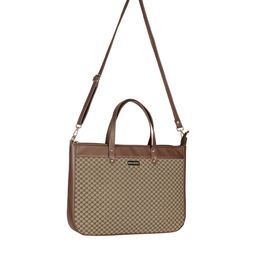 Bellissa Women Beige Textured PU Laptop Bag-56