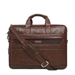 ZIPLINE Unisex Synthetic Leather Laptop Bag-21