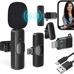 K8 Wireless Collar Mic for Type-C Android Cell Phone,Tablets & iPhone WIRELESS MIC-11