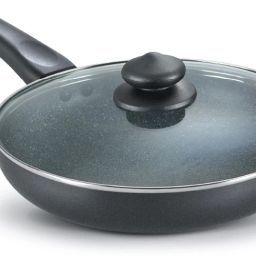 Omega Deluxe Granite Fry Pan 24 cm diameter with Lid 1.7 L capacity-5