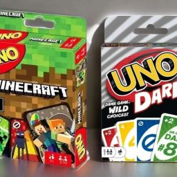 UNO Minecraft & UNO Dare Cards Game for kids and family With Special Rule Card-13