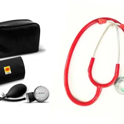 3S Dial Super Deluxe Aneroid Sphygmomanometer and Diamond Stethoscope Bp Monitor-image-10