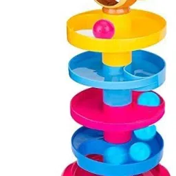 Children Preschool Fun Stack 5 Layers Tower Ball Rolling Game Play Activity-picture-12