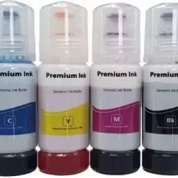 GPN PRINT 003 REFILL INK COMPATIBLE FOR L3110 SERIES - 70ML EACH BOTTLE Black + Tri Color Combo Pack Ink Bottle-6
