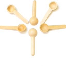 Wooden Masala Spoon Small and Compact for Masala / (6 Pieces Set) Wooden Measuring Spoon-29
