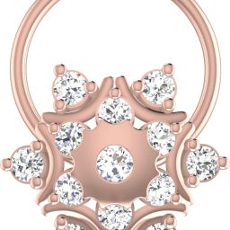 avsar Kunjal 18kt Diamond Rose Gold Nose Wire-image-31