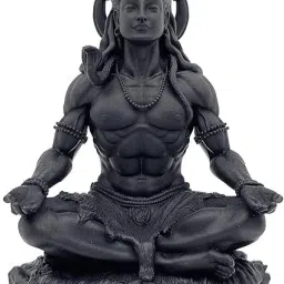 Adiyogi Shiva Statue, Shiv Ji Murti/Idol for Car Dashboard Decorative Showpiece - 10 cm-picture-5