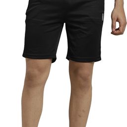 turtle Solid Men Black Casual Shorts-picture-5