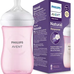 Natural Baby Bottle 260ml (Pink) - 260 ml-image-92