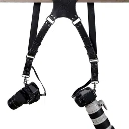 Ledereign Leather Dual Mount Shoulder Camera Belt Strap-37