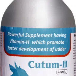 CUTUM-H Liquid Udder Growth Supplement for Cattle, Buffalo & Livestock Pet Health Supplements-20