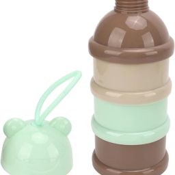 tinny tots Baby Milk Powder Cerelac Food Storage Dispenser Container 3 Compartment BPA Free - PP Plastic image 3